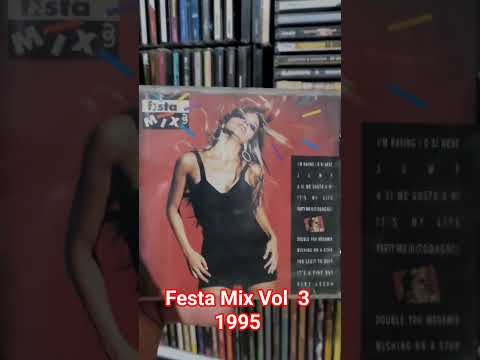 CD festa Mix volume 3 1995. #jovempan #dance #festa #cds #coleção #movie