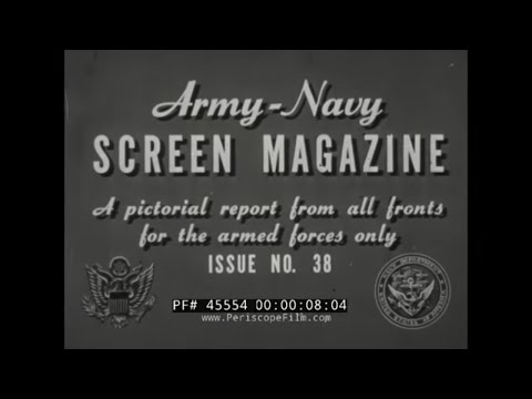 1944 US ARMY NAVY SCREEN MAGAZINE  LIBERATION OF PARIS, FRANCE  PRIVATE SNAFU vs. MOSQUITOES  45554