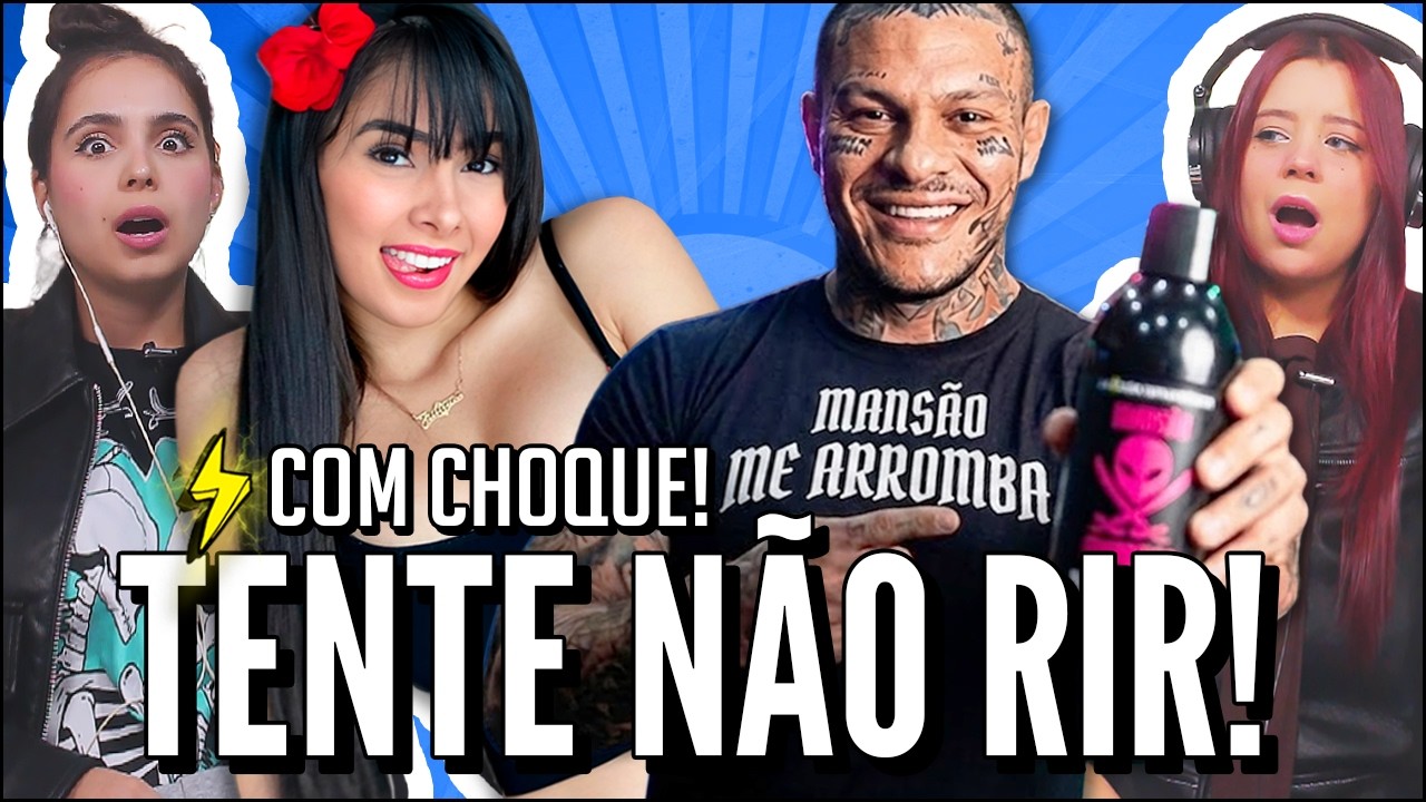 O TENTE NÃO RIR MAIS ERRADO DO CANAL 🤨 - SE RIR LEVA CHOQUE - TENTE NÃO RIR