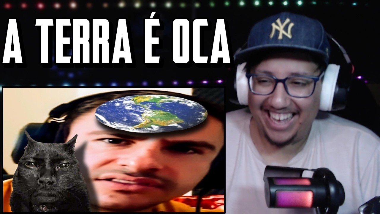 ele acha que a TERRA é PLANA (terraplanistas)