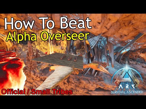 How To Defeat Island TEK CAVE / Overseer On Official / Smalls! - Ark Survival Ascended