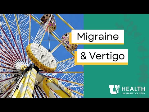 Migraine and Vertigo (technical difficulties, no sound for first 15 minutes)
