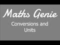 Conversions And Units