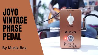 Video thumbnail for REVIEW JOYO VINTAGE PHASE JF-06 PHASER PEDAL - MUSIX BOX DEMO by Musix Box