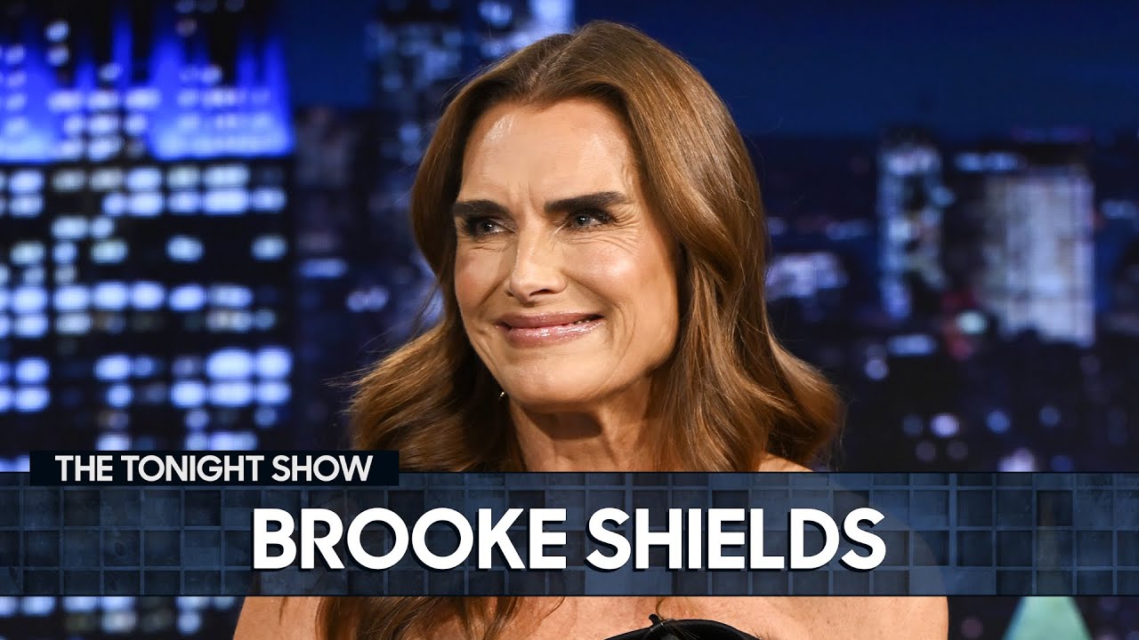 Brooke Shields Thought She Died After Waking Up Next to Bradley Cooper in Ambulance | Tonight Show
