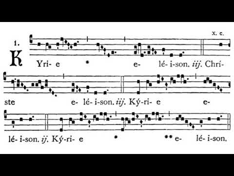 Gregorian Chant - Julian D. Jankowski - Kyrie (Mass IV - Cunctipotens Genitor Deus)