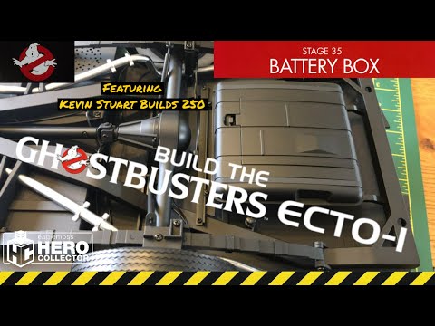 Build the Ghostbusters Ecto-1 - Stage 35. A 1/8 Scale model move car build, by HeroCollector.