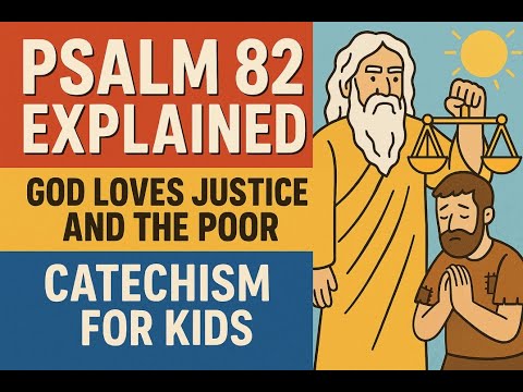 Psalm 82 Explained | God Loves Justice and the Poor | Catechism for Kids