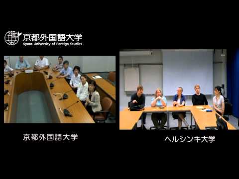 京都外国語大学　Video Conference with University of Helsinki