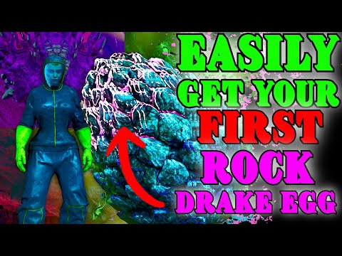 First ROCK DRAKE EGG Walk Through!! How To Easily Get Your First Rock Drake Egg on Aberration in ASA