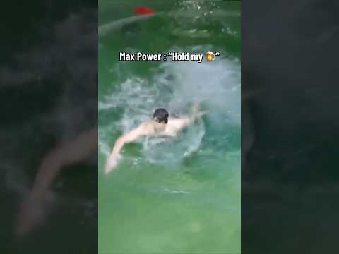 He JUMPED into ‘Still Water’!! 🤯💦 #stillwater #urbex