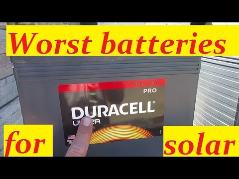 Duracell SLIGC125 golf cart batteries. A quick rant