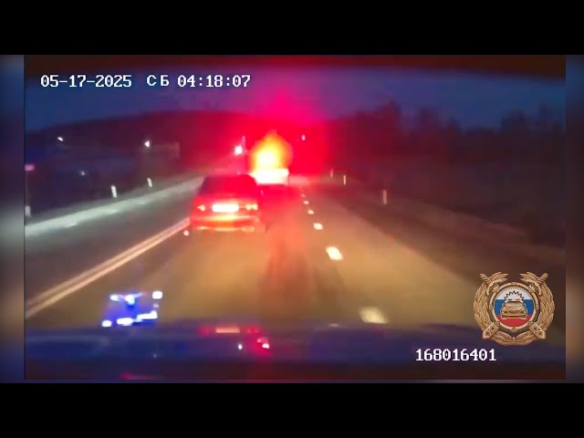 Шесть патрульных экипажей потребовалось, чтобы задержать нарушителя в Братске