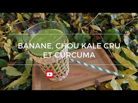 Recette Vitalité verte avec chou kale et mangue