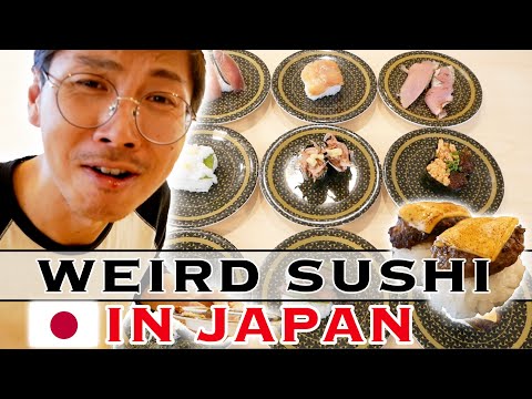 TOP 9 WEIRD Sushi Worth Trying In Japan: Only $1 Per Plate!