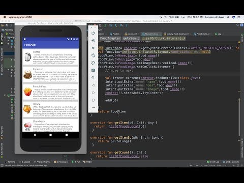 &#x202a;62- Android Food App || ListView design تطبيق عالم الطبخ&#x202c;&rlm;