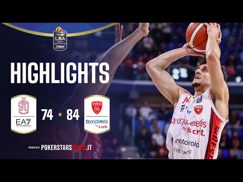 EA7 Emporio Armani Milano - Openjobmetis Varese | PokerstarsNews Highlights Serie A Unipol 2025/2026