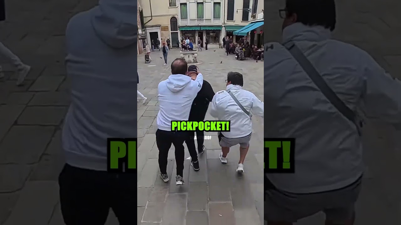 소매치기가 진짜 업보를 받다 😳💥