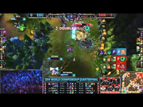 Uzi turnaround quadra kill (EDG vs SHR Game 2)