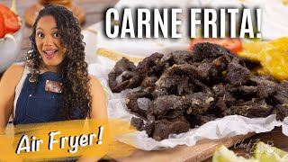 How to Make *Crispy* Air Fryer Steak Bites | Chef Zee Cooks!