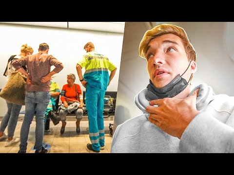 PANIEK! ER RAAKT IEMAND BEWUSTELOOS TIJDENS ONZE VLUCHT...🚑
