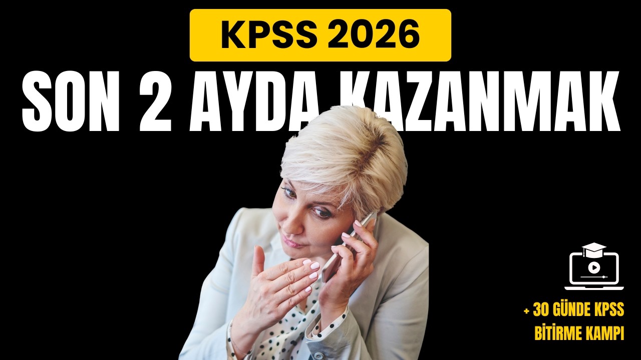 Sıfırdan Son 2 Ayda KPSS Kazanmak 💪 Adım Adım 2 Ayı Planlıyoruz 📝 KPSS 2026