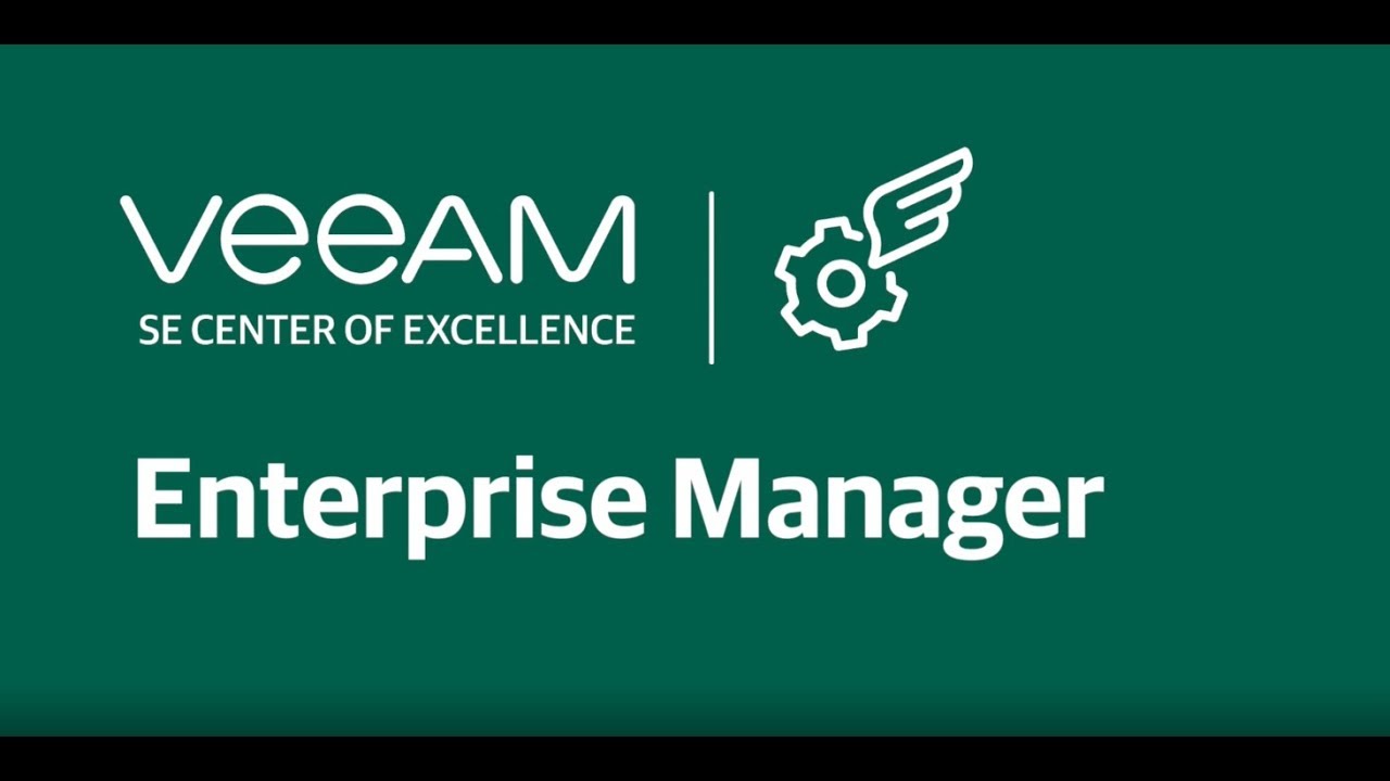 veeam backup enterprise manager