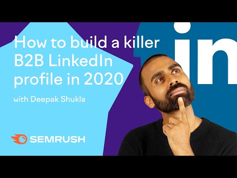 How To Build A Killer B2B LinkedIn Profile In 2020 - YouTube