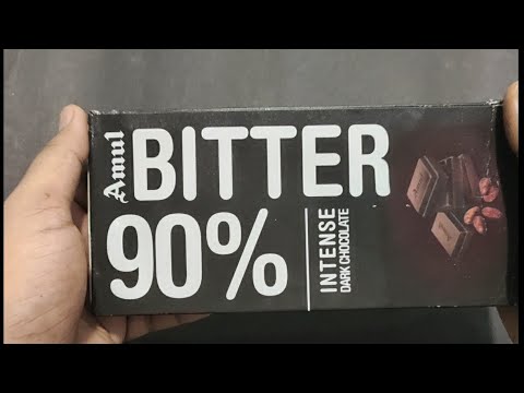 Amul Bitter 90% Dark Chocolate || Amul Dark Chocolate || Amul || PopPop Tv