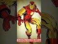 Iron man Top 5| Invincible Armour in Marvel Comic 💪 #shorts #marvelcomics #loveyou3000