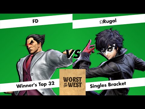 Worst of the West #4 - Winner's Top 32 - FD (Kazuya) vs ΩRugal (Joker)