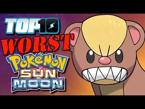 TOP 10 Worst Sun & Moon Pokémon
