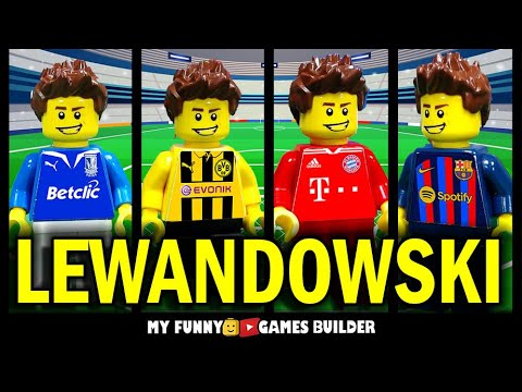 LEWANDOWSKI (2008-2024) Life of Robert Lewandowski story in Lego