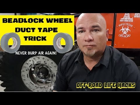 Beadlock Wheel Duct Tape Trick