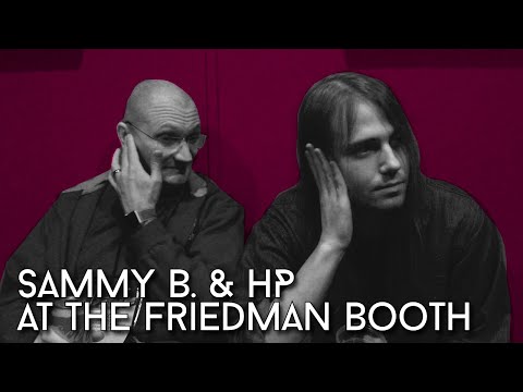 A scene from NAMM'19 - Sammy and HP in the Friedman booth