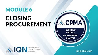 How to Close Procurement with CPMA