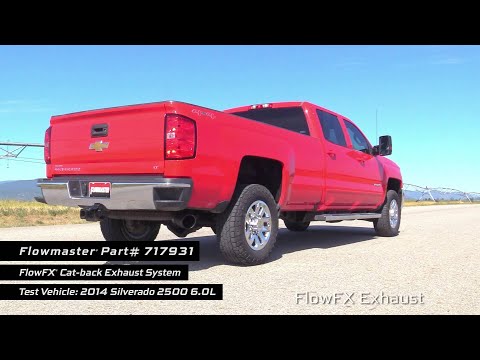 Flowmaster FlowFX Cat-Back Exhaust System For 2011-2019 GM 2500/3500HD Trucks with 6.0L V8 (717931)