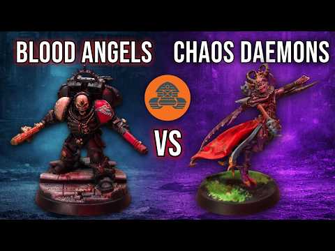 Blood Angels vs Chaos Daemons – 2000pt Battle Report | Warhammer 40k