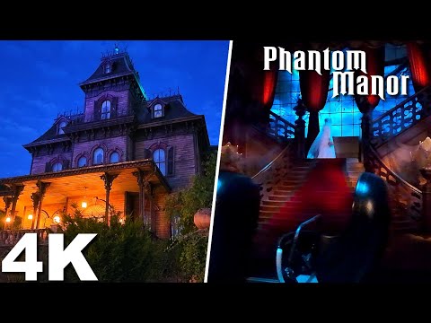 Phantom Manor [On-Ride with Queue 4K POV] - Disneyland Paris