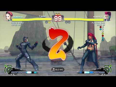K BRAD [Cammy] vs Put That Back [Viper] SSF4 Ranked Matches - Xbox Live - TRUE-HD