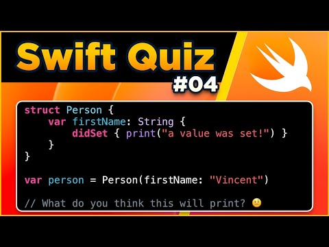 Swift Quiz #04 – Property Observers and Initializers thumbnail