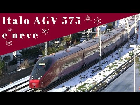 AGV 575 nella neve di Roma dell'inverno 2018