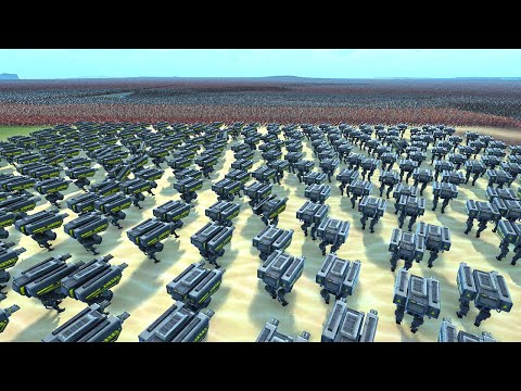 Total Destruction! 5,000,000 ALIEN & KHORNE VS OMEGA BASTION & T45 ELITE !! UEBS 2