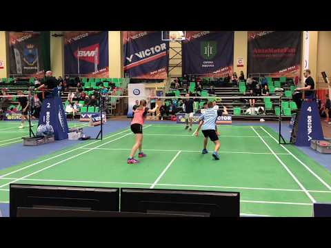 Starting the 2020 tournament season off with XD at Polish Junior 🇵🇱🇩🇰🏸