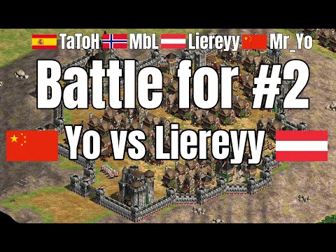 Yo vs Liereyy - Cast w/ MbL - Battle for #2 (AoE 2)