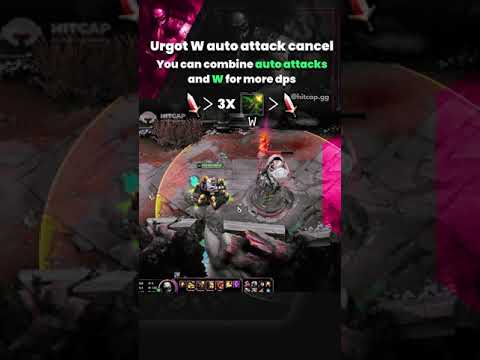 Urgot W auto attack cancel #shorts