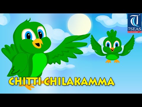 Chitti chilakamma - telugu nursery rhymes for kids animation