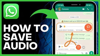 Download lagu How to SAVE Whatsapp Audio (Quick & Easy Method) mp3