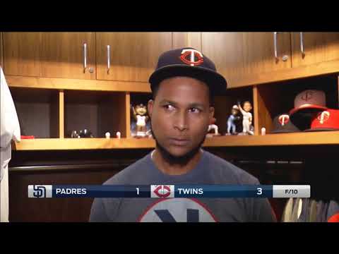 Twins' Santana says off-speed pitches were key vs. Padres