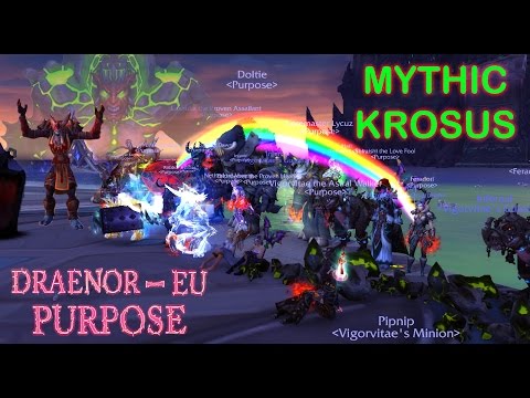 Purpose vs Mythic Krosus - Fury Warrior Pov - 7.2 - Nighthold - Lashuka